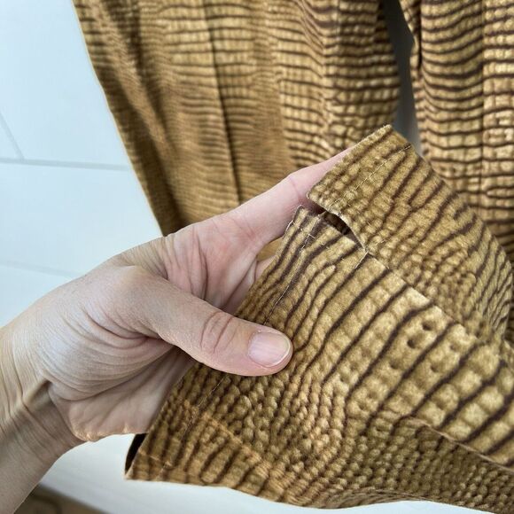 Lauren Ralph Lauren Kenya Java snakeskin pants womans size 18W Camel - Picture 3 of 11